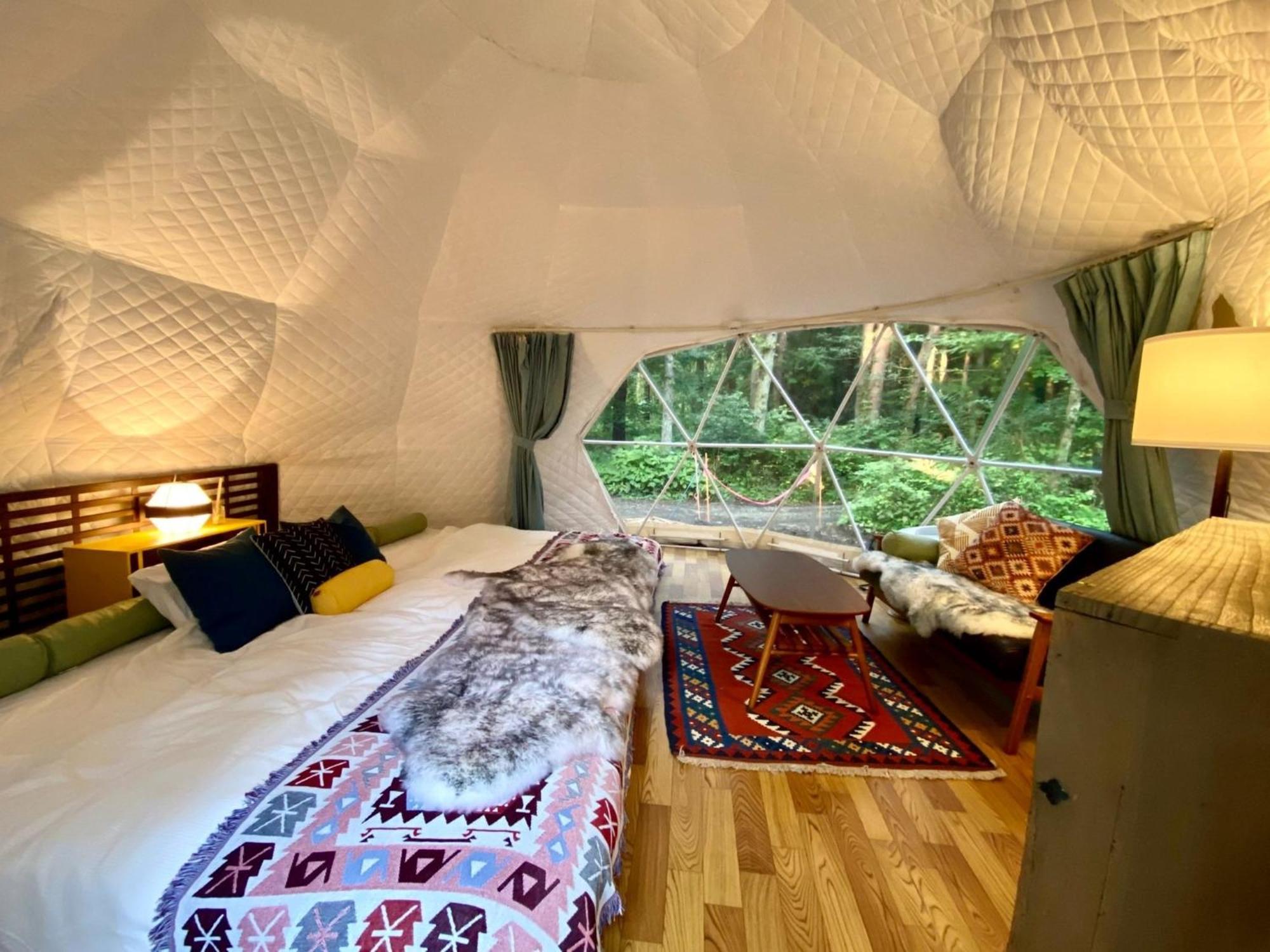 Glamping Villa Hanz Kawaguchiko 富士河口湖町 エクステリア 写真