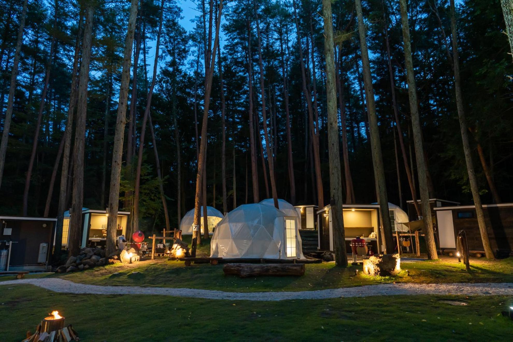 Glamping Villa Hanz Kawaguchiko 富士河口湖町 エクステリア 写真